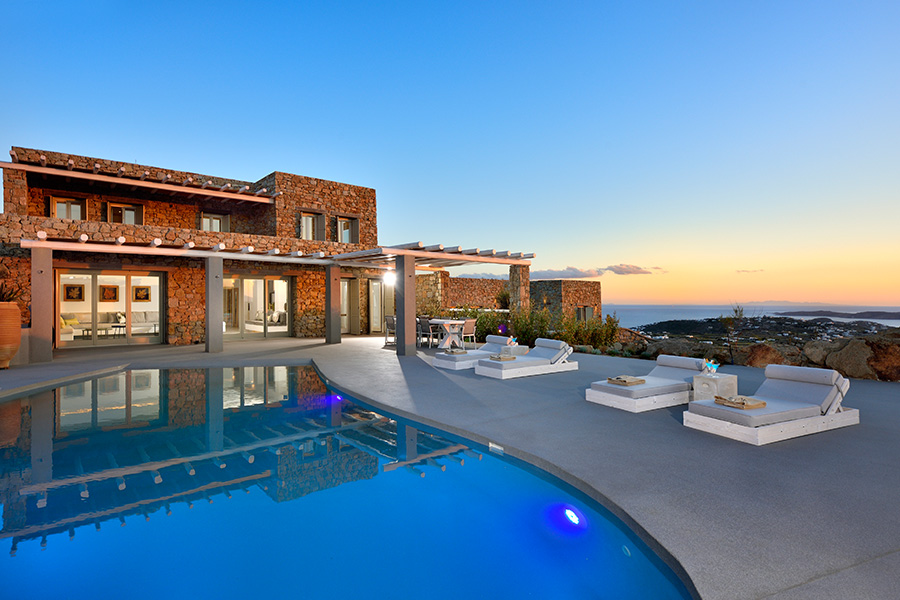 the king of villas rental mykonos