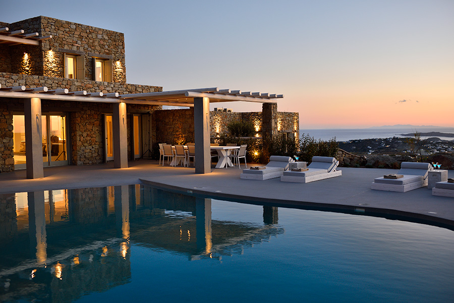 the king of villas rental mykonos