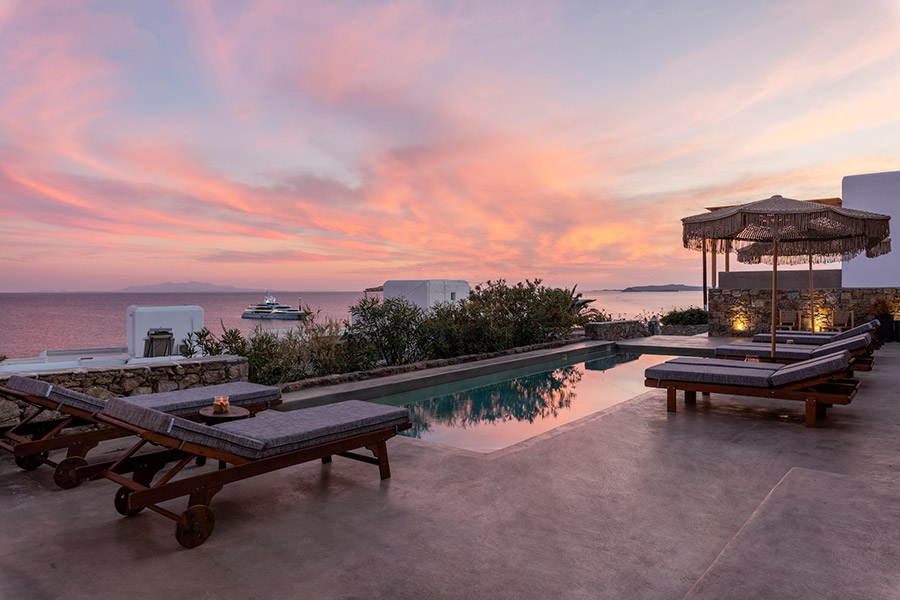 the king of villas rental mykonos