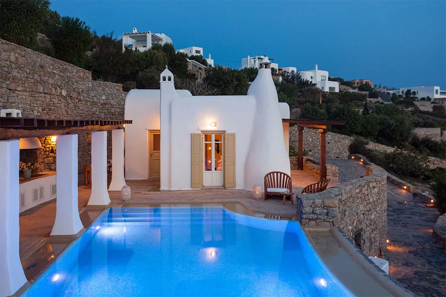 the king of villas rental mykonos