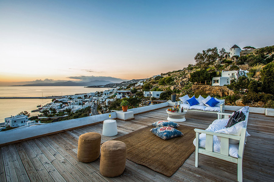 the king of villas rental mykonos