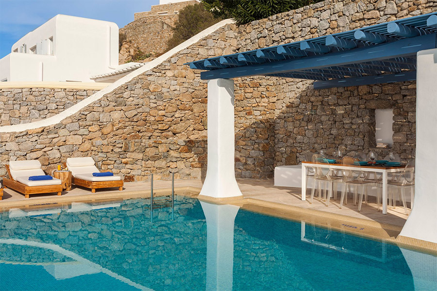 the king of villas rental mykonos