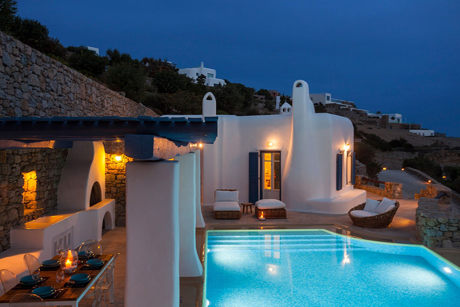 the king of villas rental mykonos