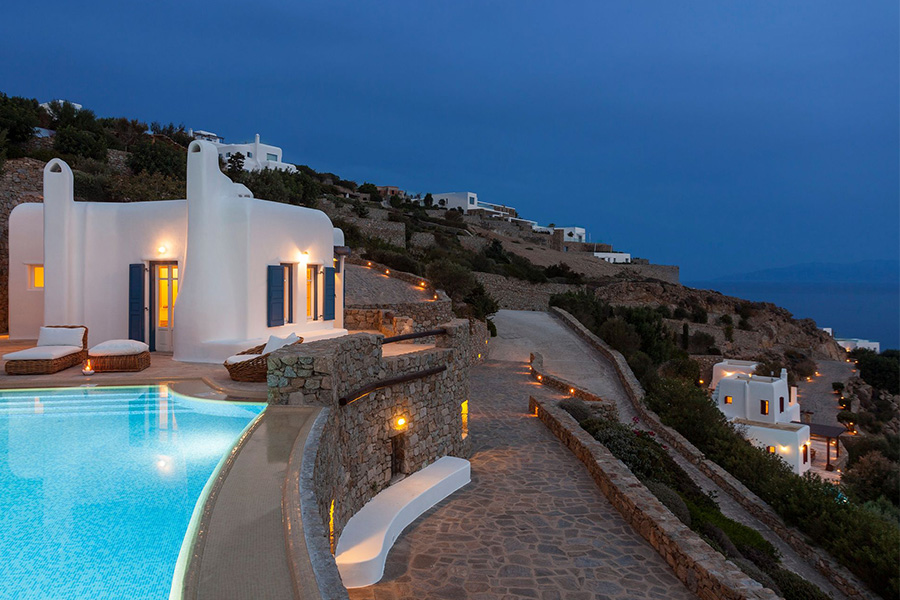 the king of villas rental mykonos