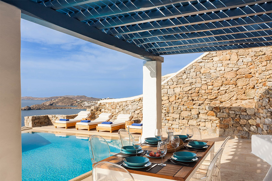 the king of villas rental mykonos