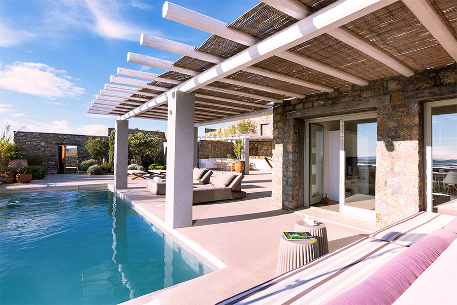 the king of villas rental mykonos