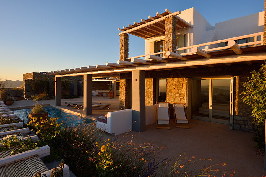 the king of villas rental mykonos