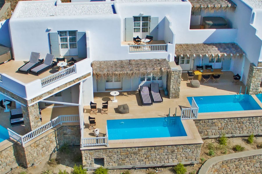 the king of villas rental mykonos