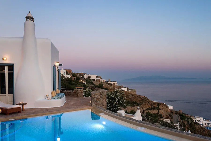 the king of villas rental mykonos