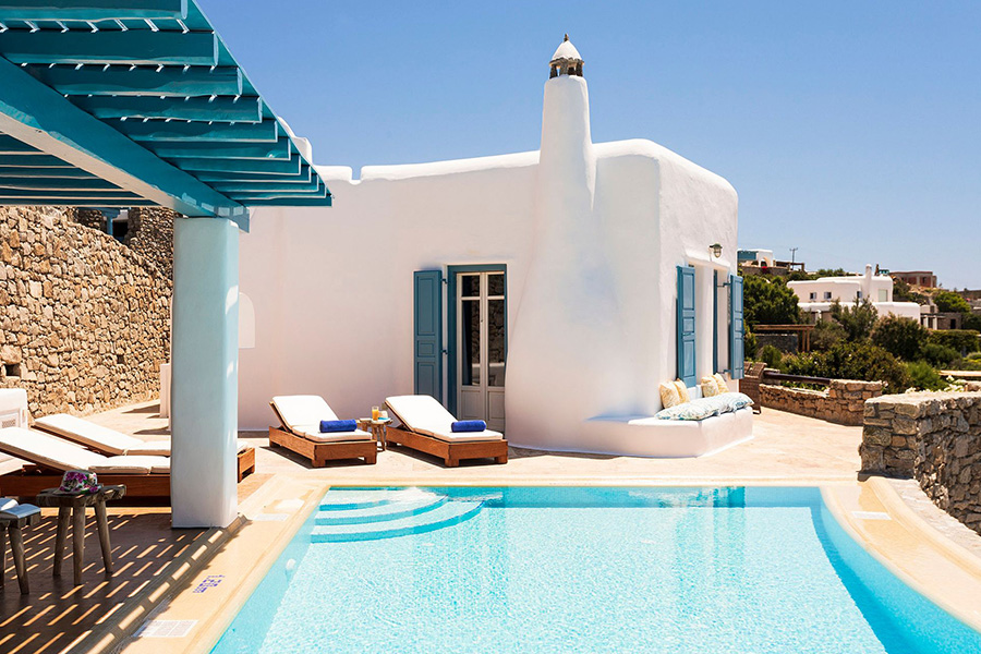 the king of villas rental mykonos