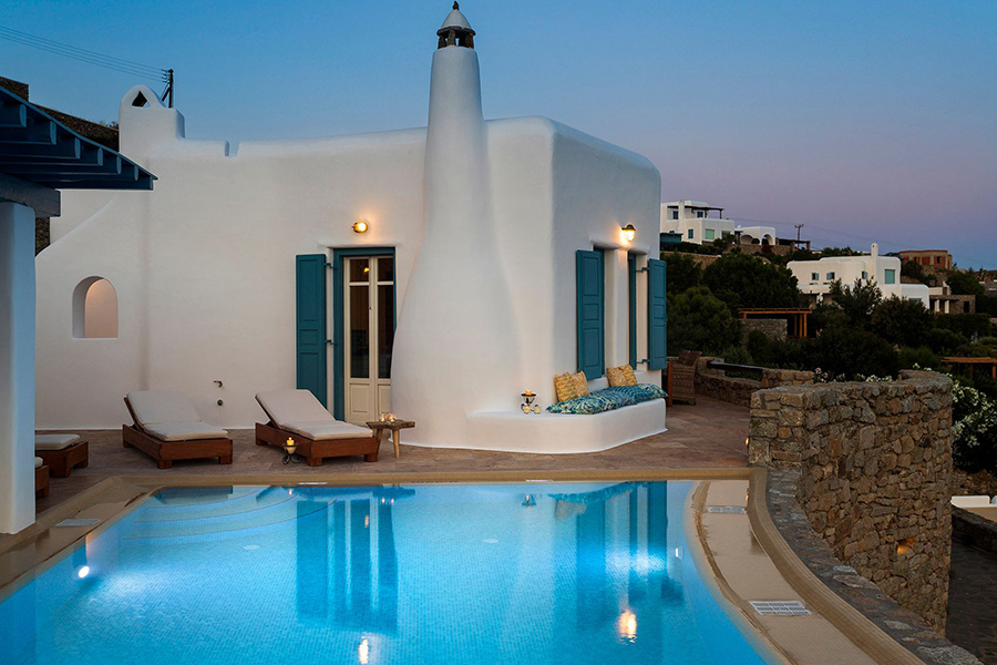the king of villas rental mykonos