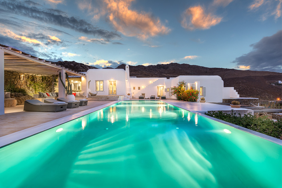 the king of villas rental mykonos