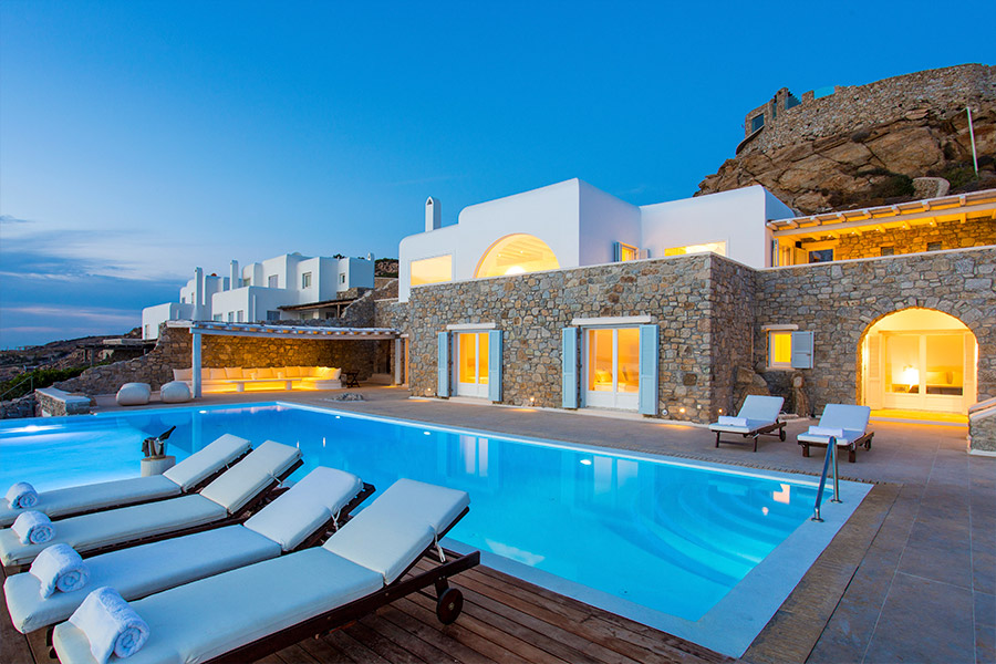 the king of villas rental mykonos luxury