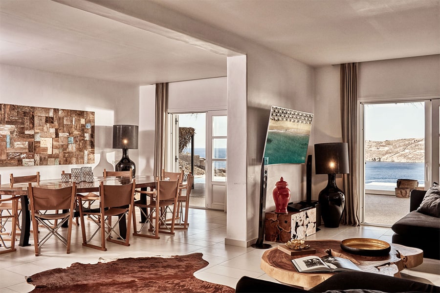 the king of villas rental mykonos