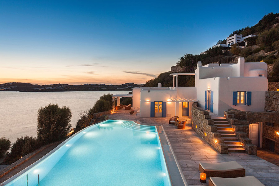 the king of villas rental mykonos
