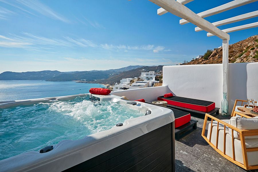 Avaton Mystique Junior Suite with Outdoor Jacuzzi