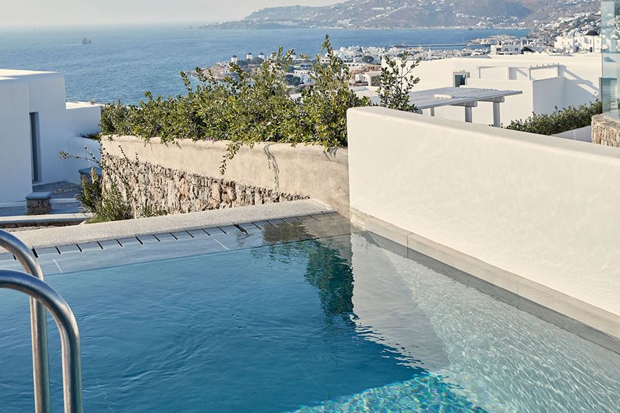 Delos Premium Junior Suite Sea View with Private Pool & Outdoor Jacuzzi