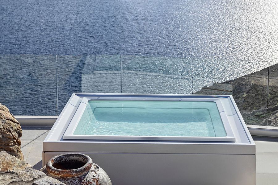Panoptis Suite | Honeymoon retreat with outdoor jacuzzi